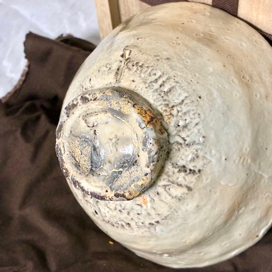 杉本 幻覚 貞光 粉引 旅 茶碗 手捻り