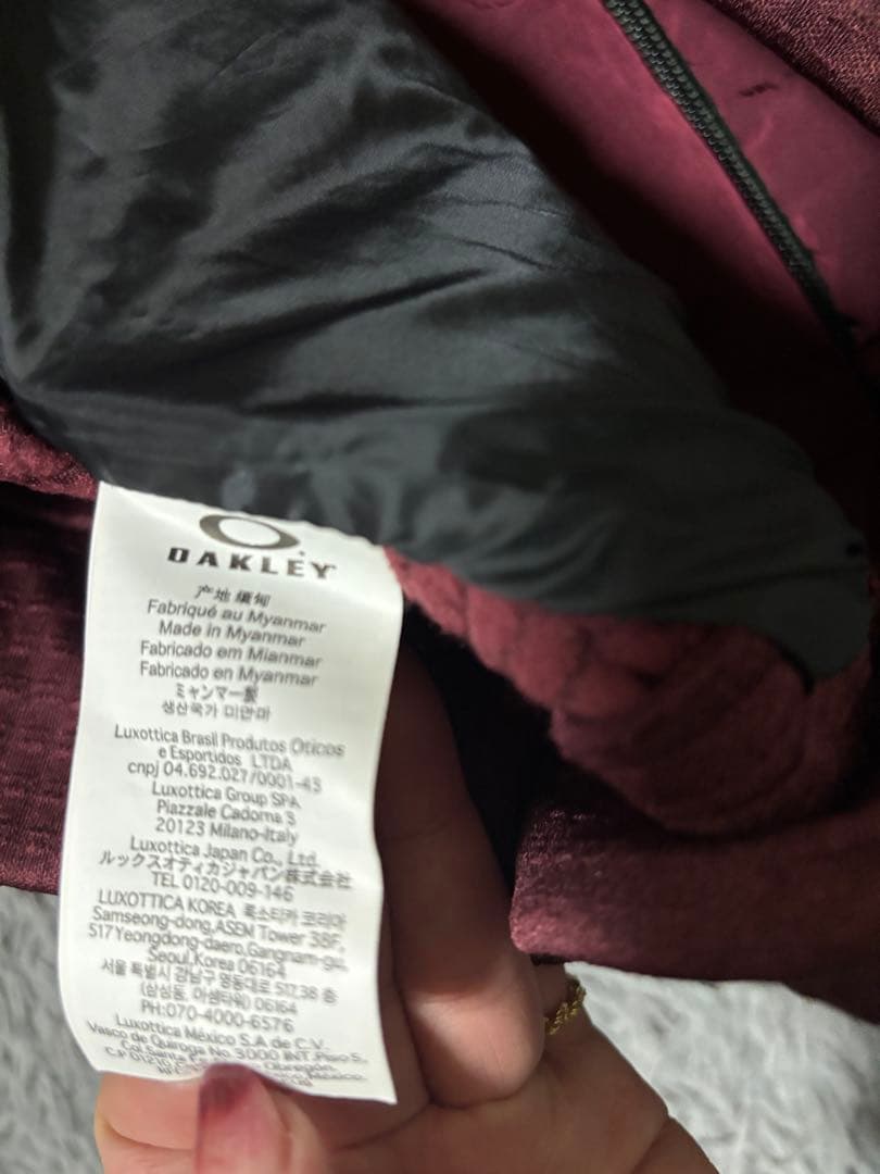 Oakley バーガンディ ジャケット