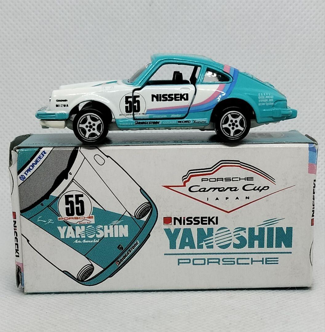 《青箱トミカF3-1-32》ポルシェ911S【ガリバー 特注】未使用シール貼付