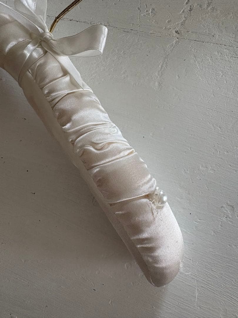 イギリスアンティーク ベビードレス レース 布花 フランスアンティーク