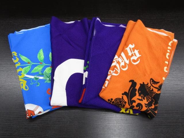 【未使用長期保管品】激レア 読売ジャイアンツ 優勝記念風呂敷 4枚セット