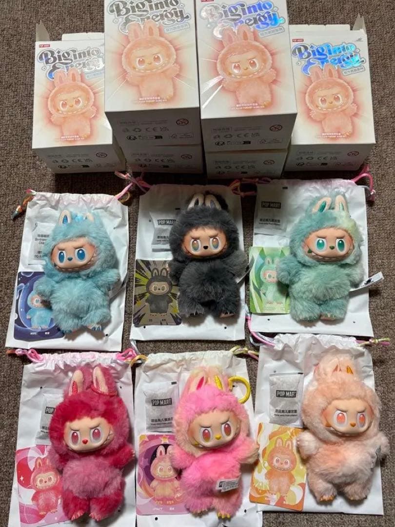 t*読様 正規品！　ラブブ　エナジー　6体　セット　シークレット入り　POP N