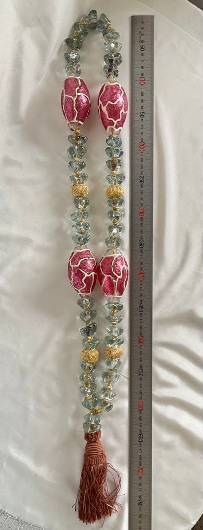 ヴィンテージ！シリア「ガラスサンキャッチャー」大きな首飾