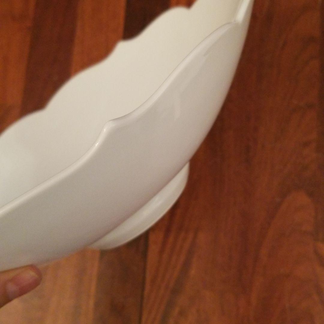 井上萬二　人間国宝の白磁菓子鉢