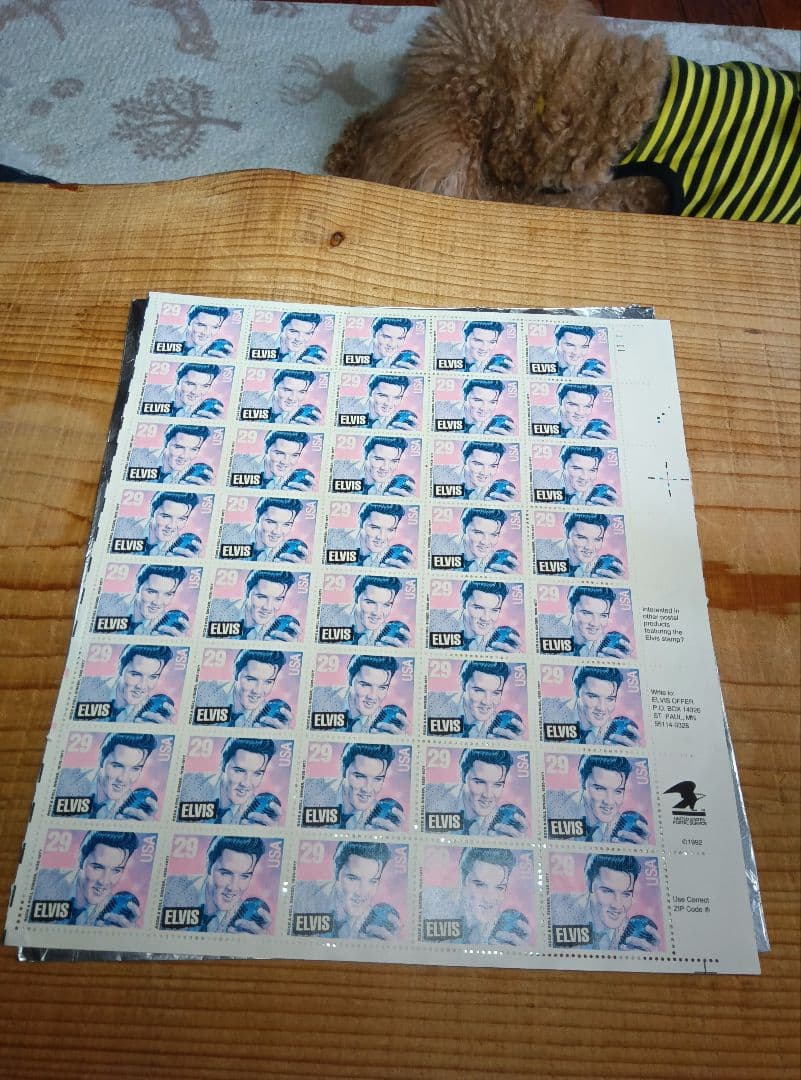 有名人の古い切手、未使用。