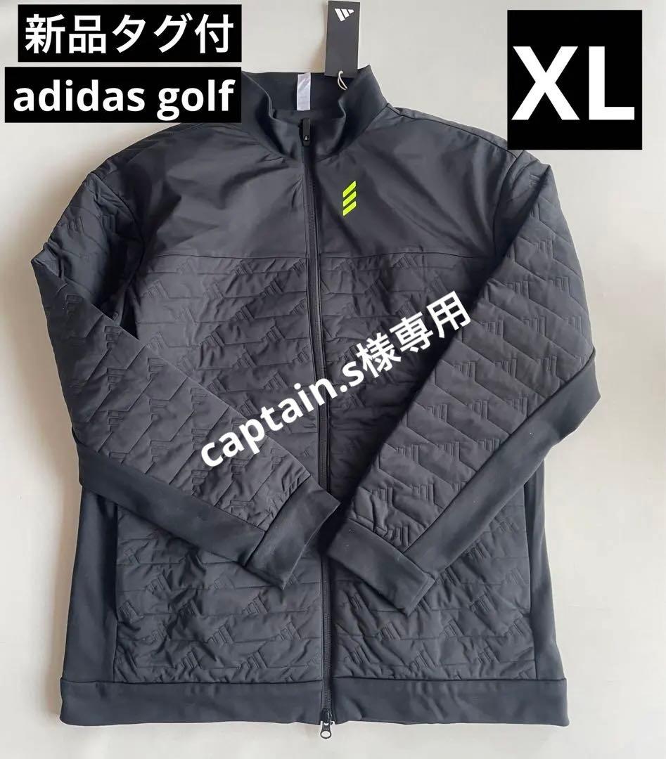 新品タグ付⛳️定価19800円　アディダスゴルフ　中わたロゴキルトジャケット　XL
