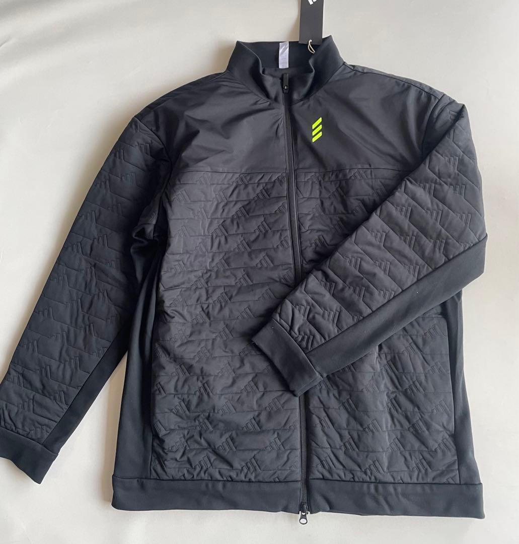 新品タグ付⛳️定価19800円　アディダスゴルフ　中わたロゴキルトジャケット　XL