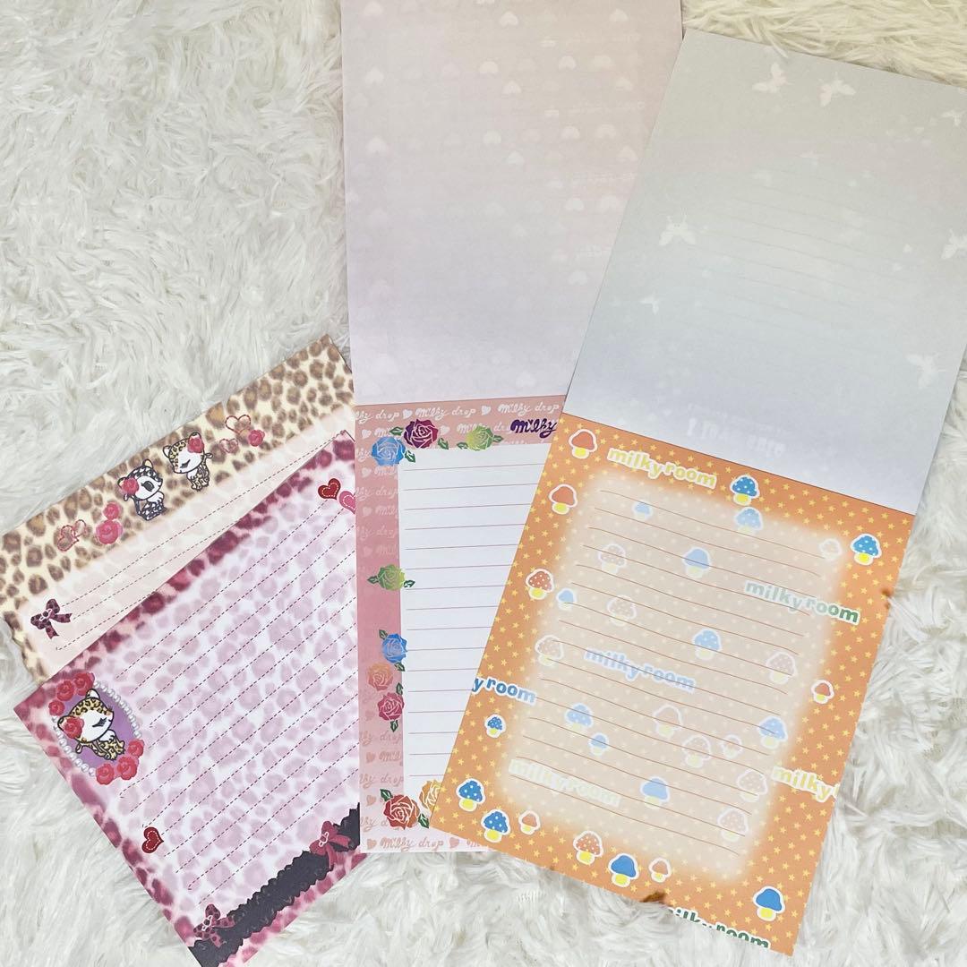 【希少】平成レトロ 当時物100% キャラクター便箋 封筒 大量まとめ売り