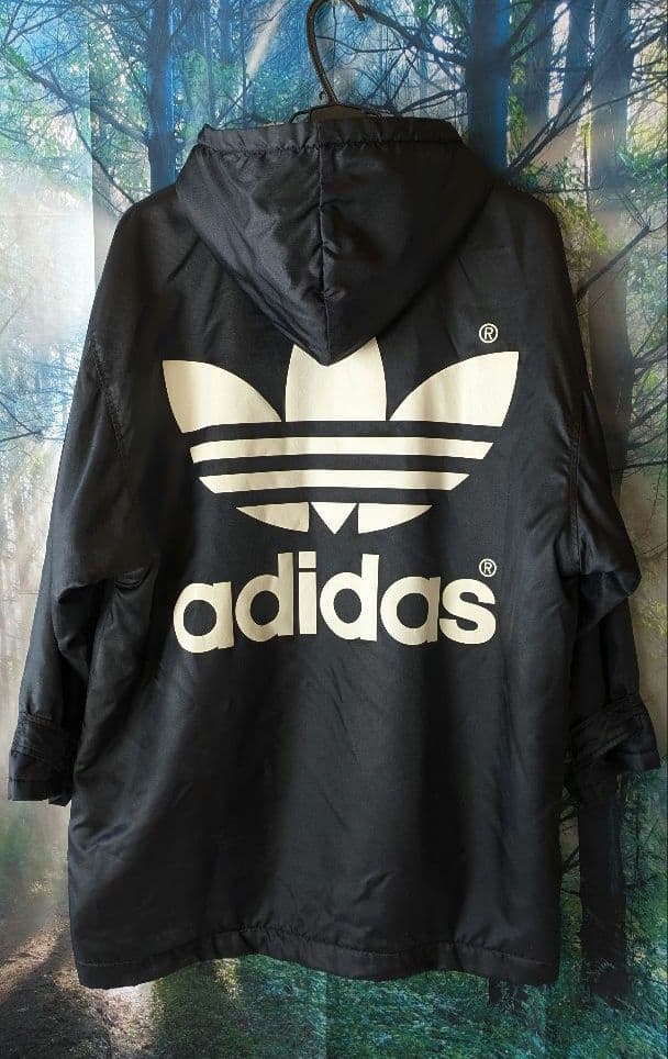 adidas 90s ヴィンテージ ビッグトレフォイル ベンチコート 裏ボア