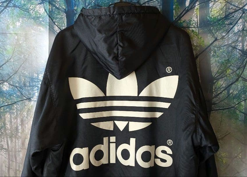 adidas 90s ヴィンテージ ビッグトレフォイル ベンチコート 裏ボア