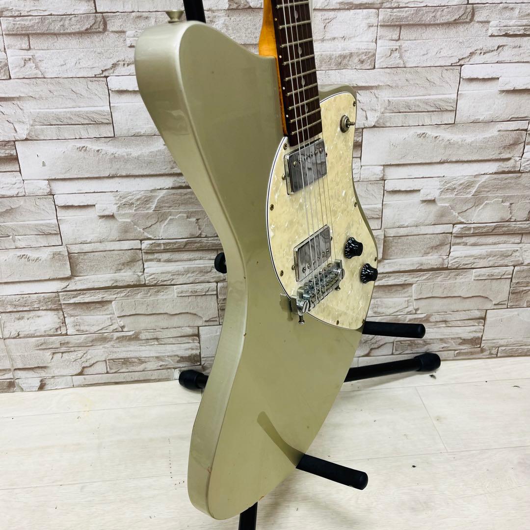 Burny バーニー エレキギター シャチ H-45 シルバー