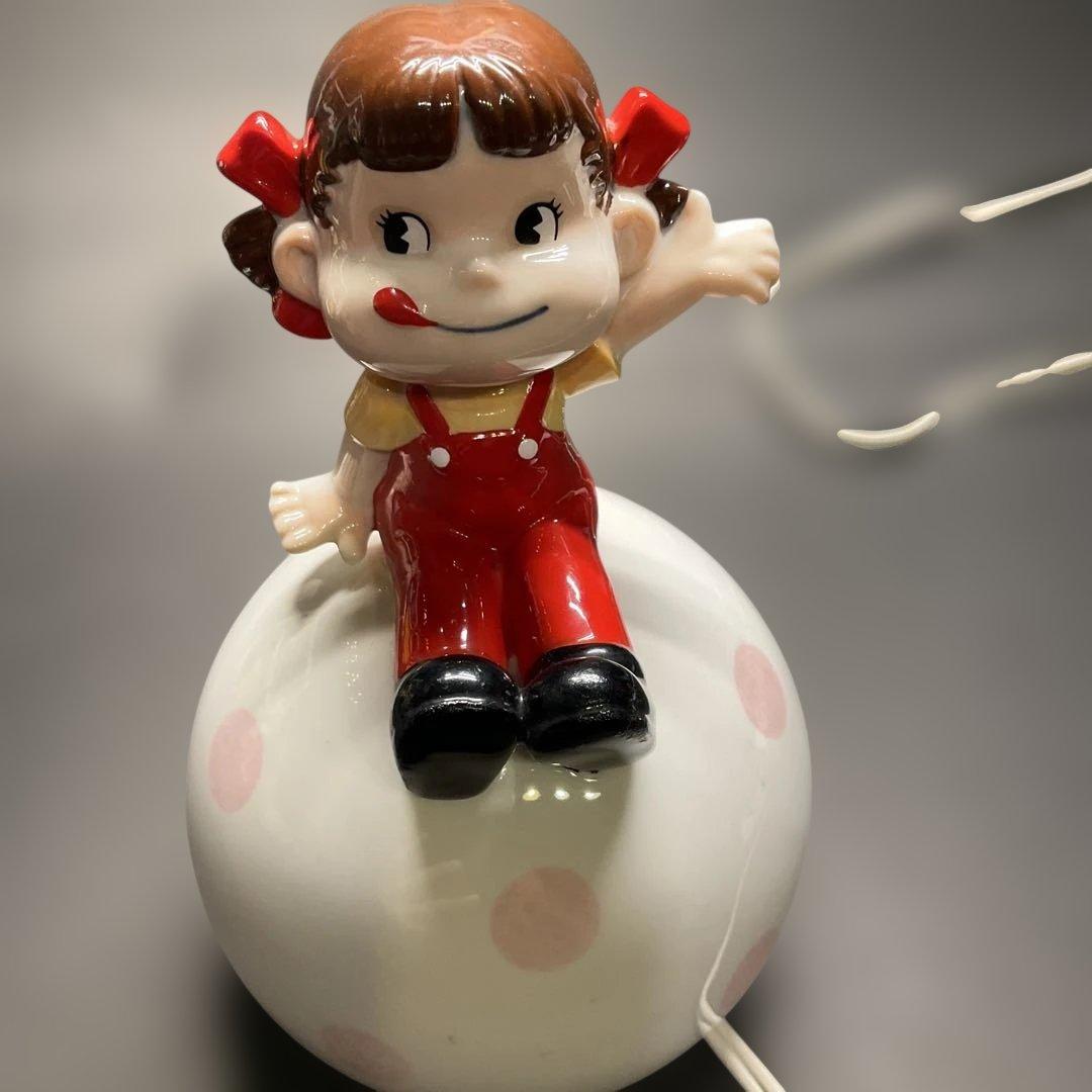 レア︎　レトロ　　ペコちゃん　セラミックランプ︎