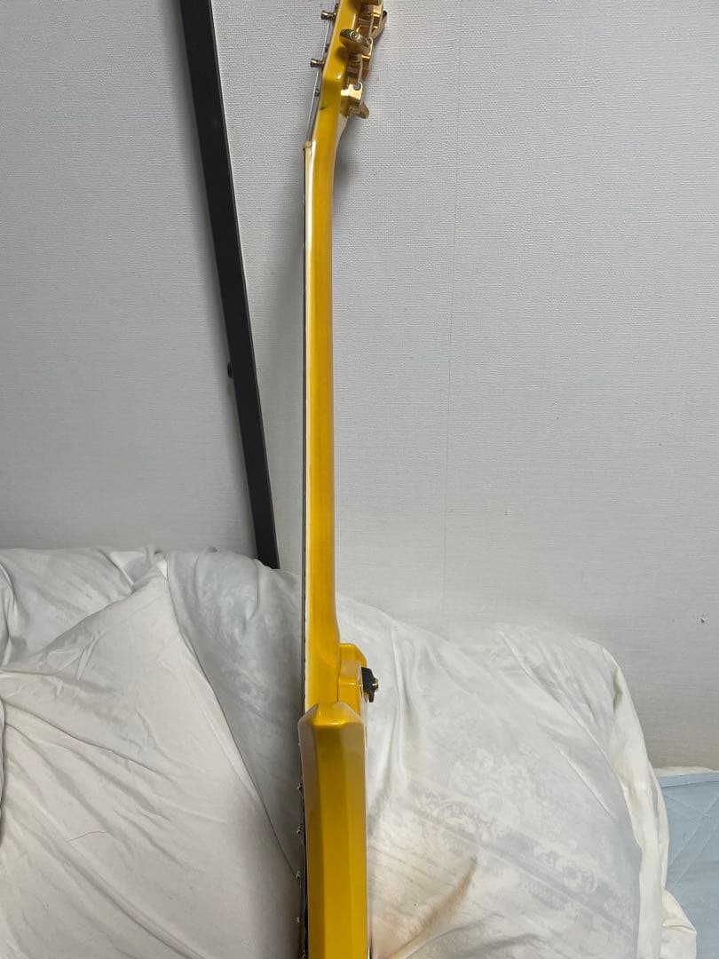 hide MG-145S イエローハート　髑髏ストラップ