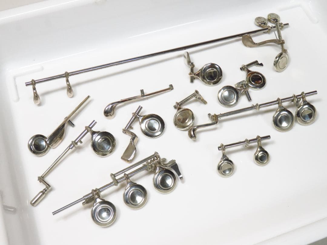 全タンポ＆ヘッド・コルク交換済　フルート　Nikkan　Eメカ付き