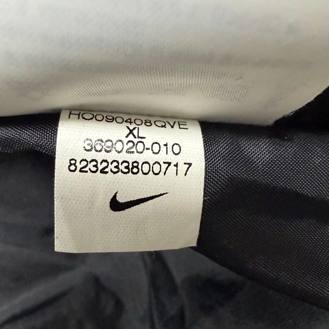 ナイキ ダウンコート ベンチコート フード付き ブラック XL 大きいサイズ
