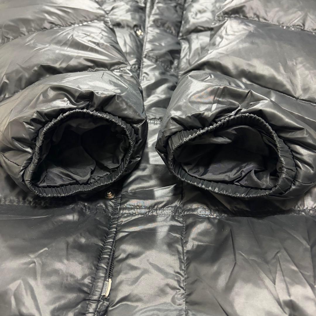 ナイキ ダウンコート ベンチコート フード付き ブラック XL 大きいサイズ