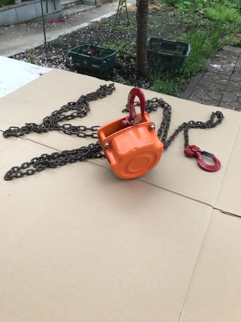 ♪おすすめ品　キトーチェーンブロック手動式　吊り上げ能力500kg