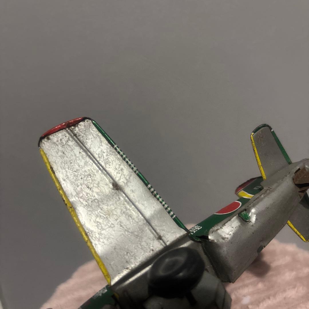 ゼロ戦　ブリキ　戦闘機　玩具　レトロ　零戦　当時物　零式艦上戦闘機　0-12