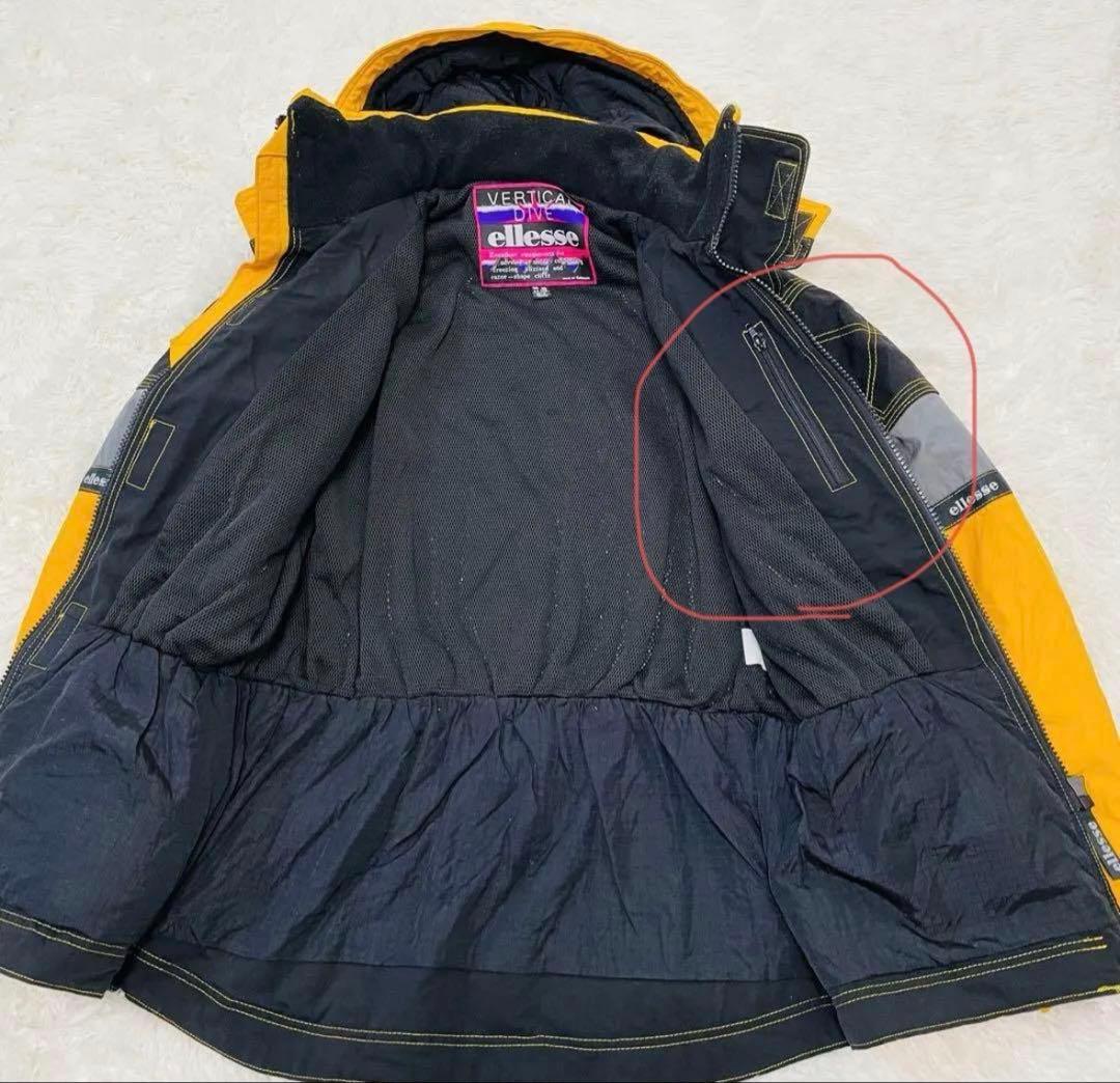 エレッセ スキーウェア 上下セット Lサイズ イエロー ゴールドウイン製