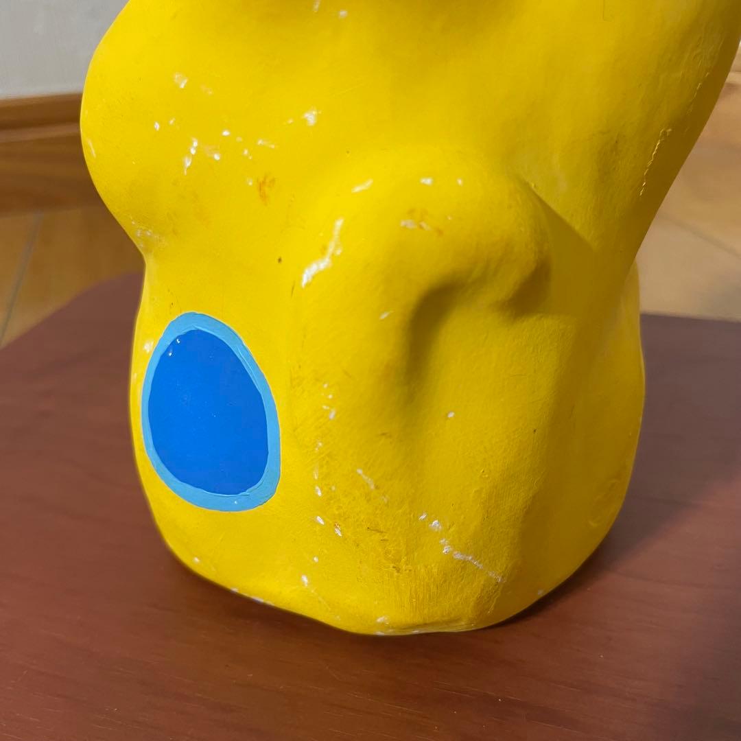 【希少品/サイン入り】工房輪葉葉 わはは 　招き猫 黄色 大