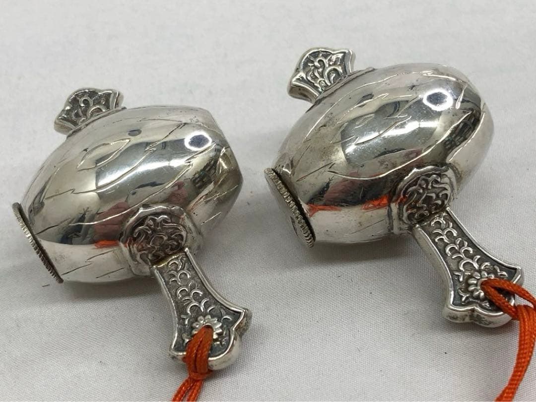 スターリングシルバー製　ミニ小槌　セット