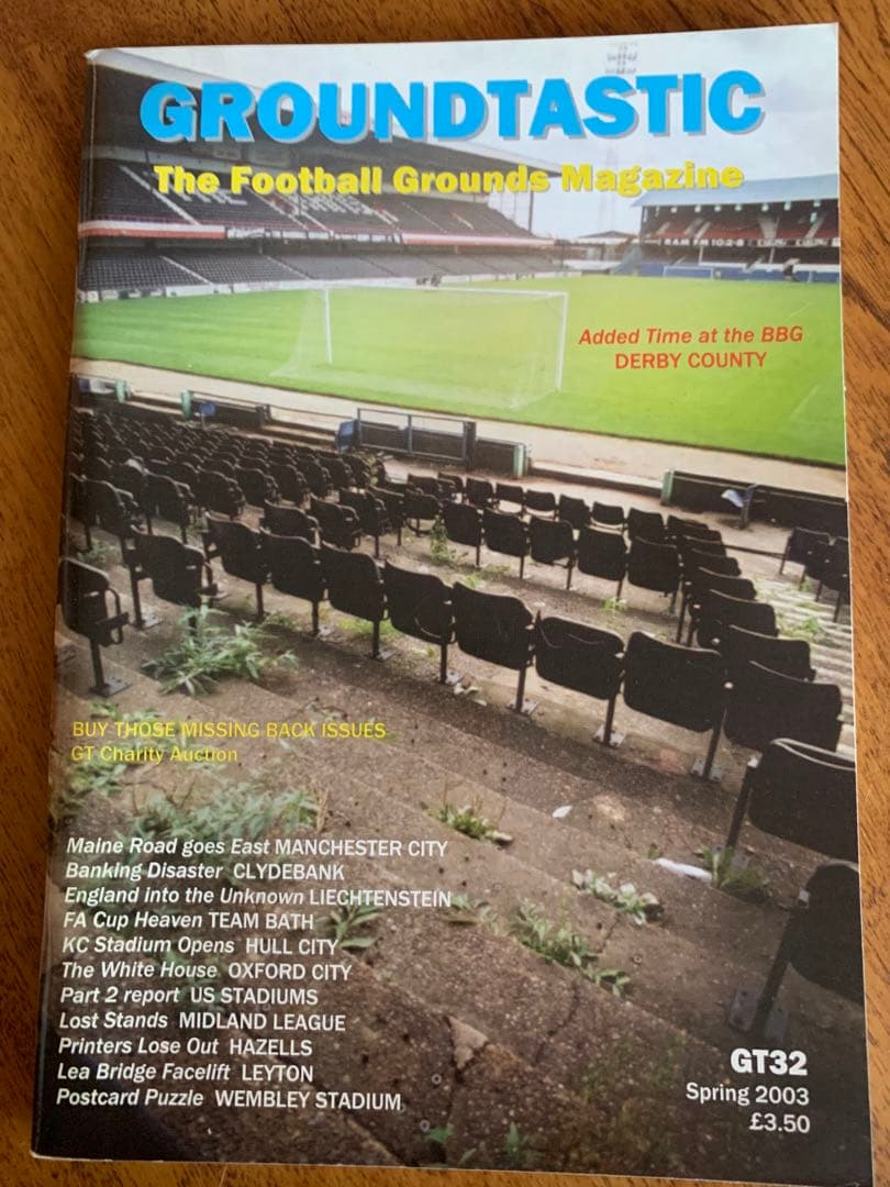 \"GROUNDTASTIC＂英国フットボールグラウンドマガジン季刊4冊・個人発行