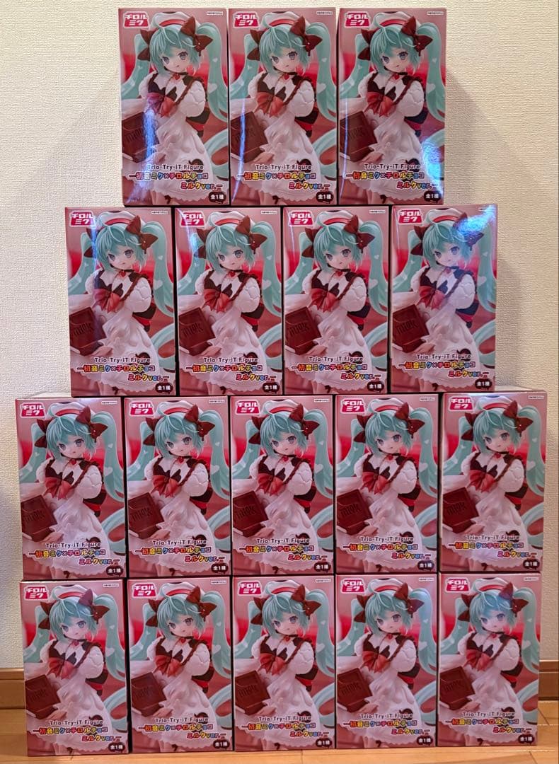 Trio Try iT Figure初音ミク チロルチョコ ミルクver.17個