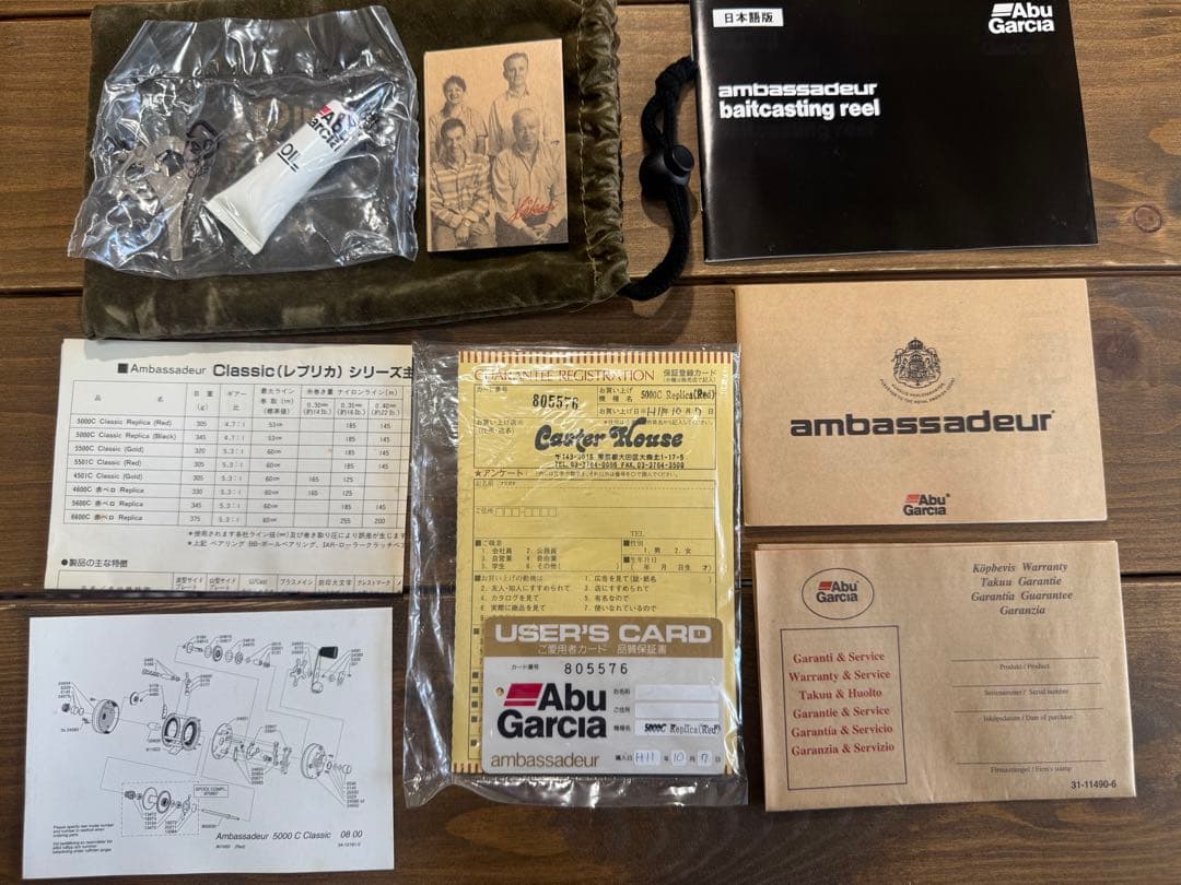 超激レア　新品　復刻Ambassadeur クラッシックレッド5000Ｃ