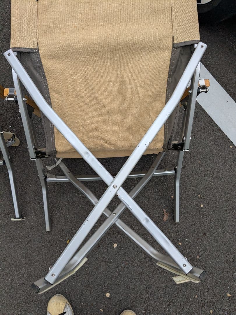 スノーピーク　ローチェア30　カーキ　2脚セット旧タイプ　廃盤品キャンバス