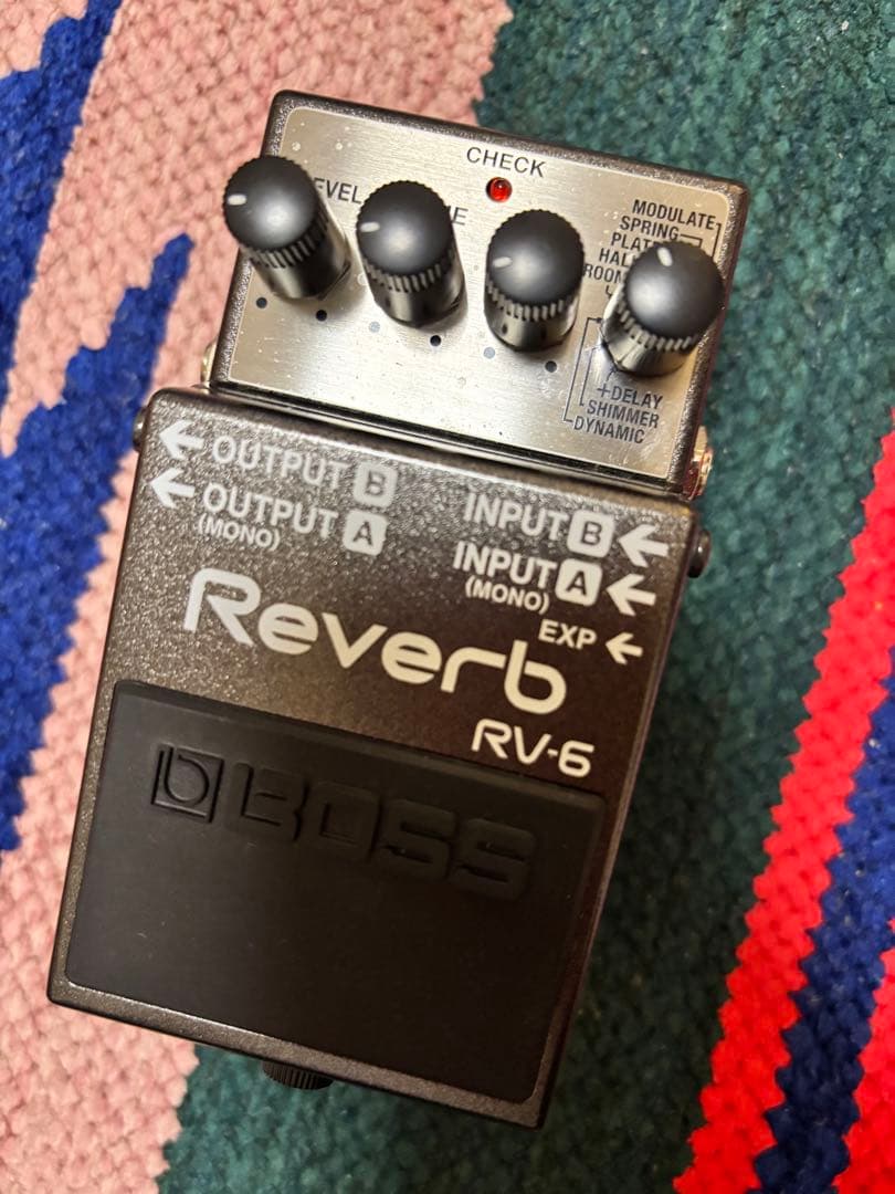 最終値下　BOSS RV-6 リバーブエフェクター 元箱付き