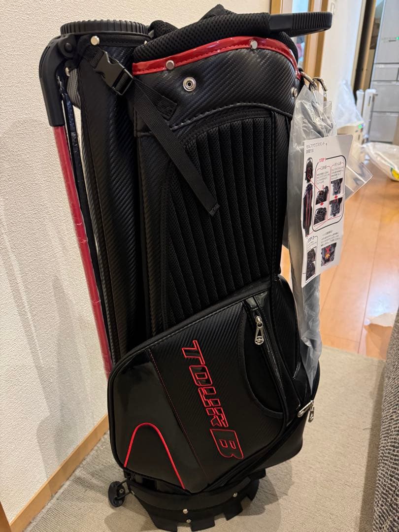 ブリヂストン TOUR B セルフスタンドクラブケース付きスタンドキャディバッグ