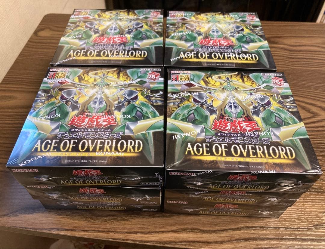 遊戯王★AGE OF OVERLORD 未開封BOX×12(シュリンク付き+1)