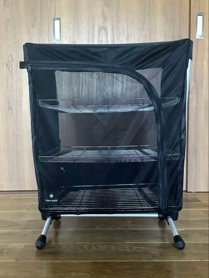 美品　スノーピークメッシュラックスタンド　収納ラック
