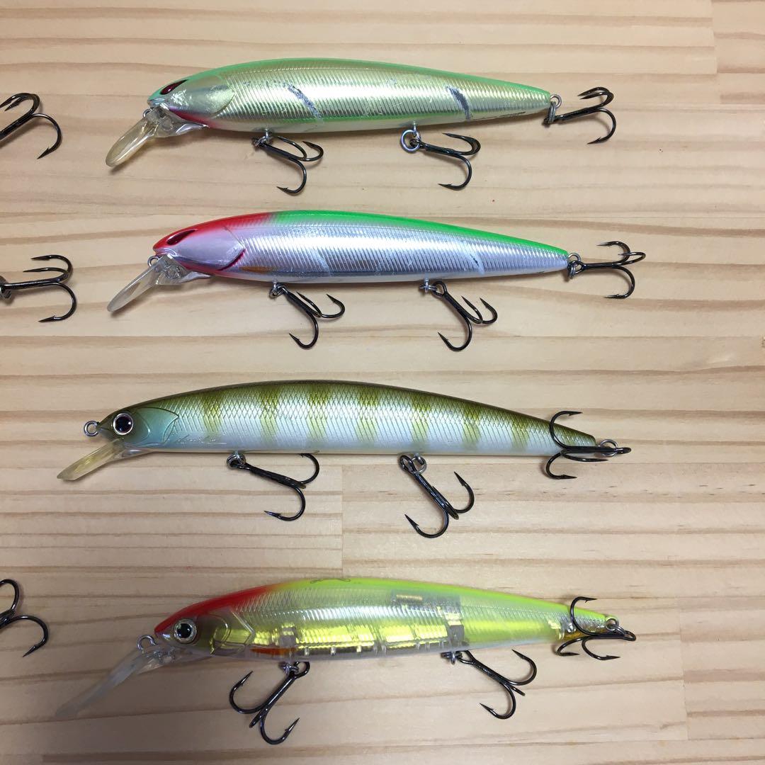 ルアー8個セット（ルドラ、レイダウンミノー他）