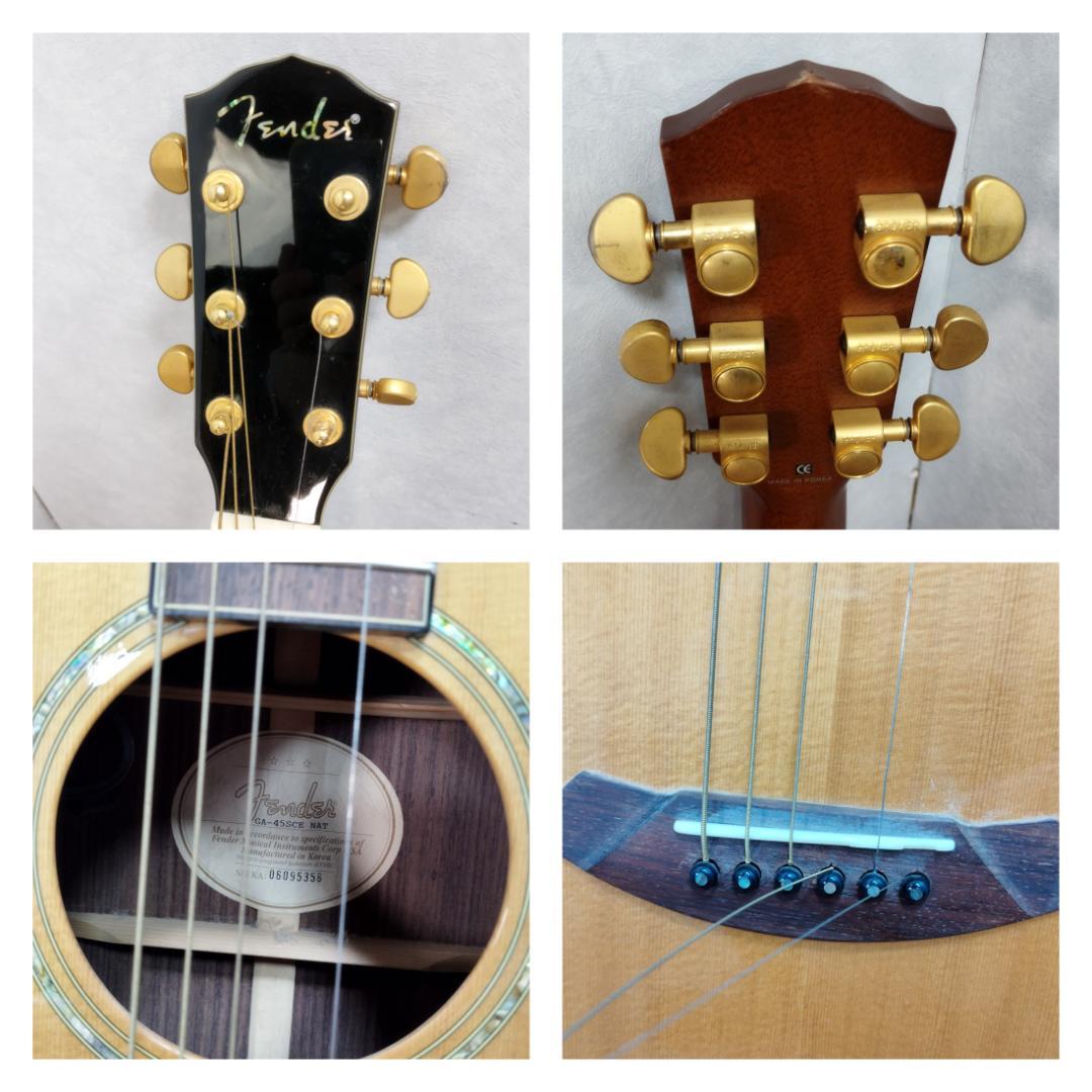 Y♢601 Fender エレアコギター G-45SCE NAT ハードケース付