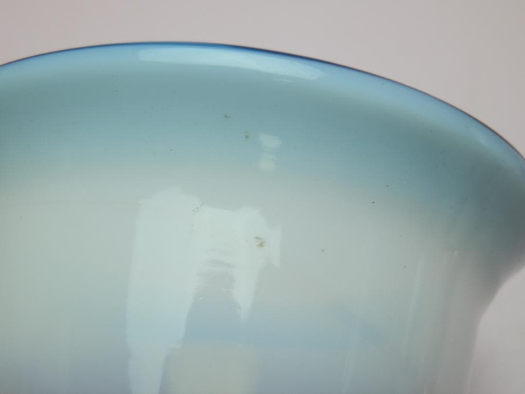 アンティーク 大正期頃 アイスクリームコップ 氷コップ 乳白ガラス 71229