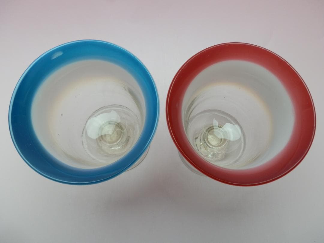 アンティーク 大正期頃 アイスクリームコップ 氷コップ 乳白ガラス 71229