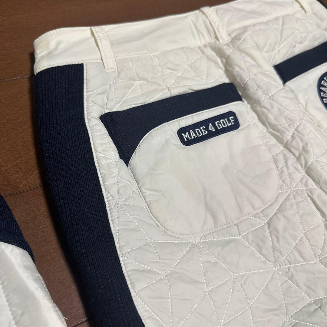 レア\"PEARLY GATES 韓国　スカートとダウンベストセット サイズ0