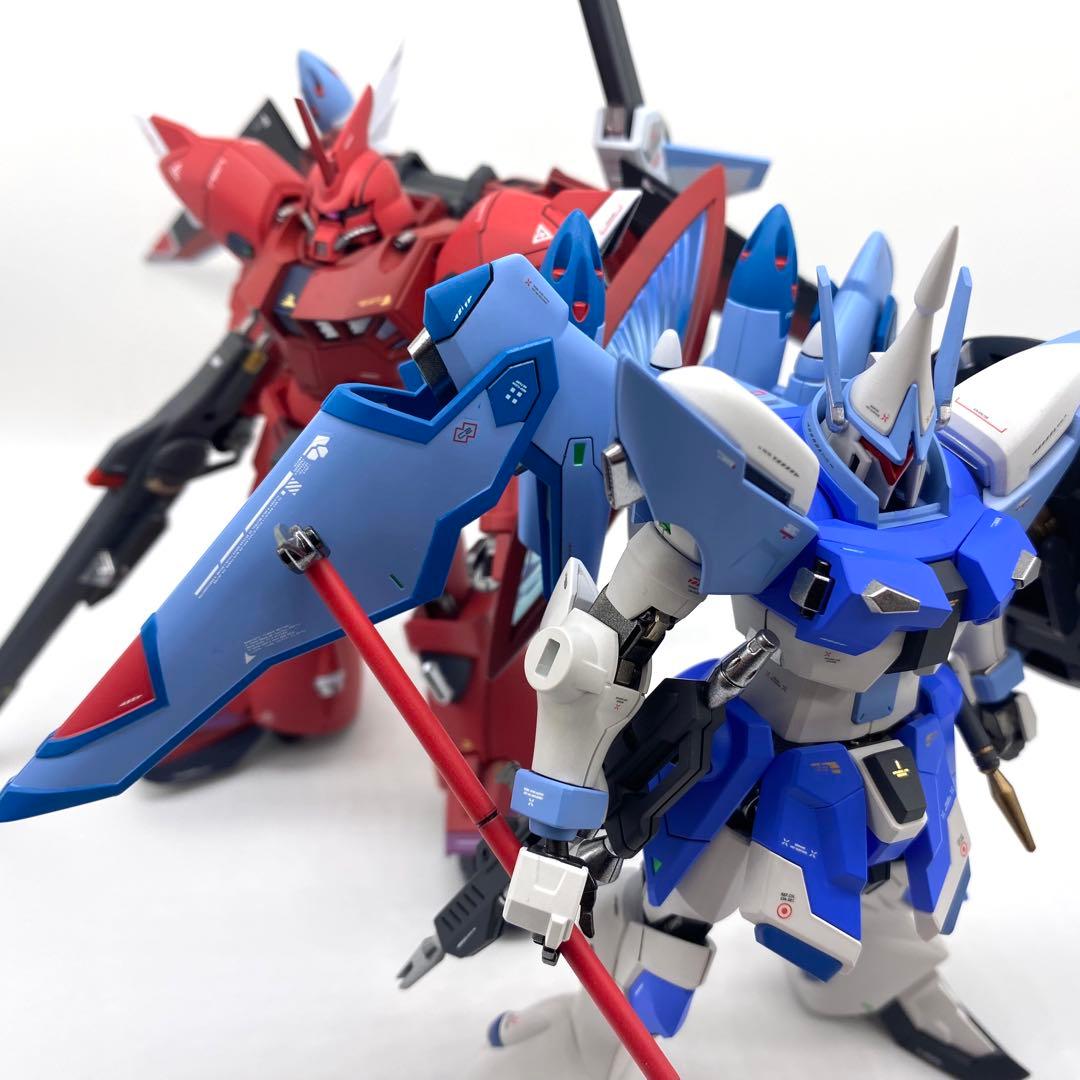 かっちゃん　ギャンシュトローム&ゲルググメナース　ガンプラ　全塗装　完成品