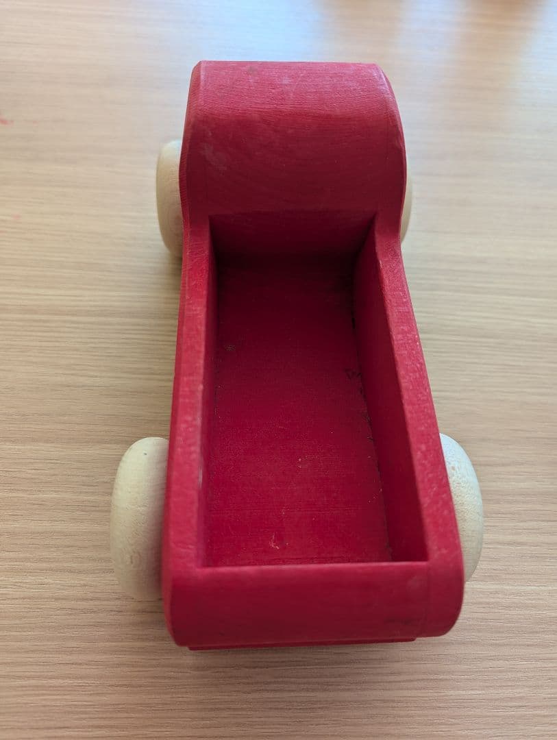 木製カラフル車おもちゃ3台セット　グリムス