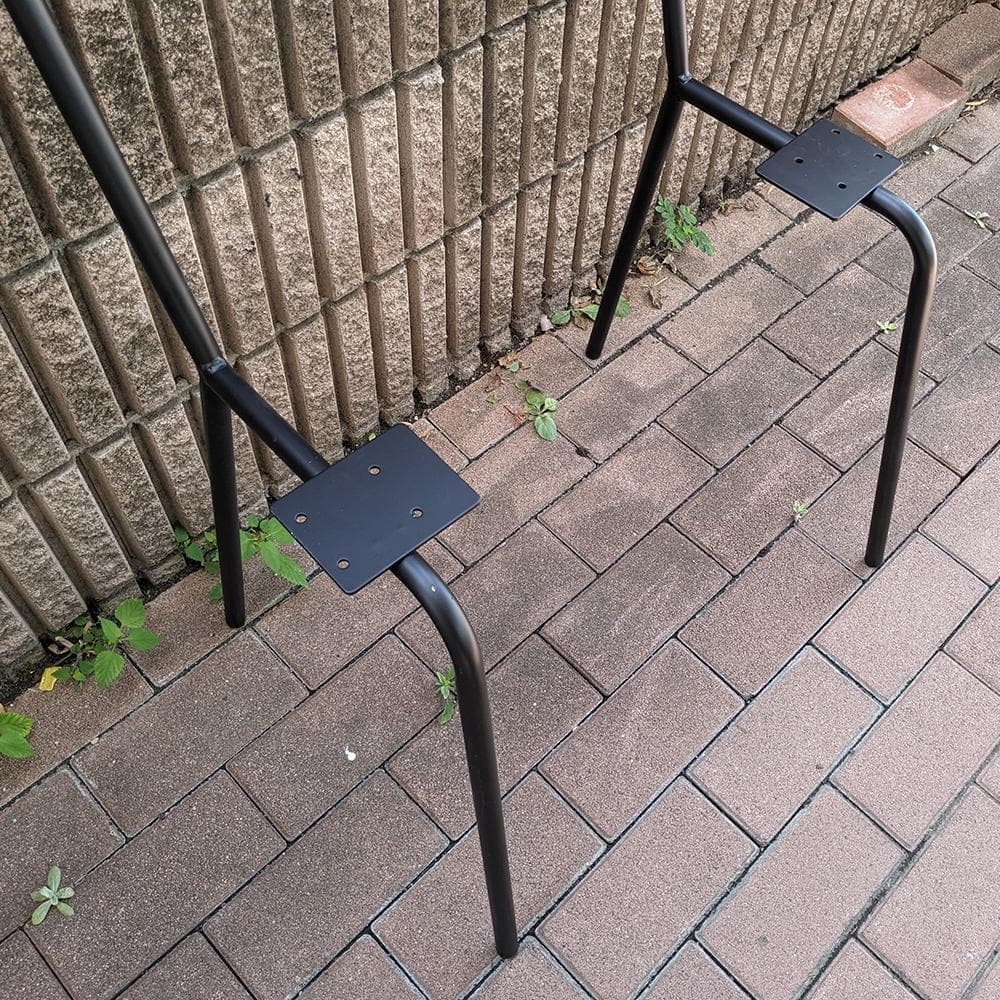 沖縄送料込 スケートボード チェア ベンチ スケボー ベース部品 001黒