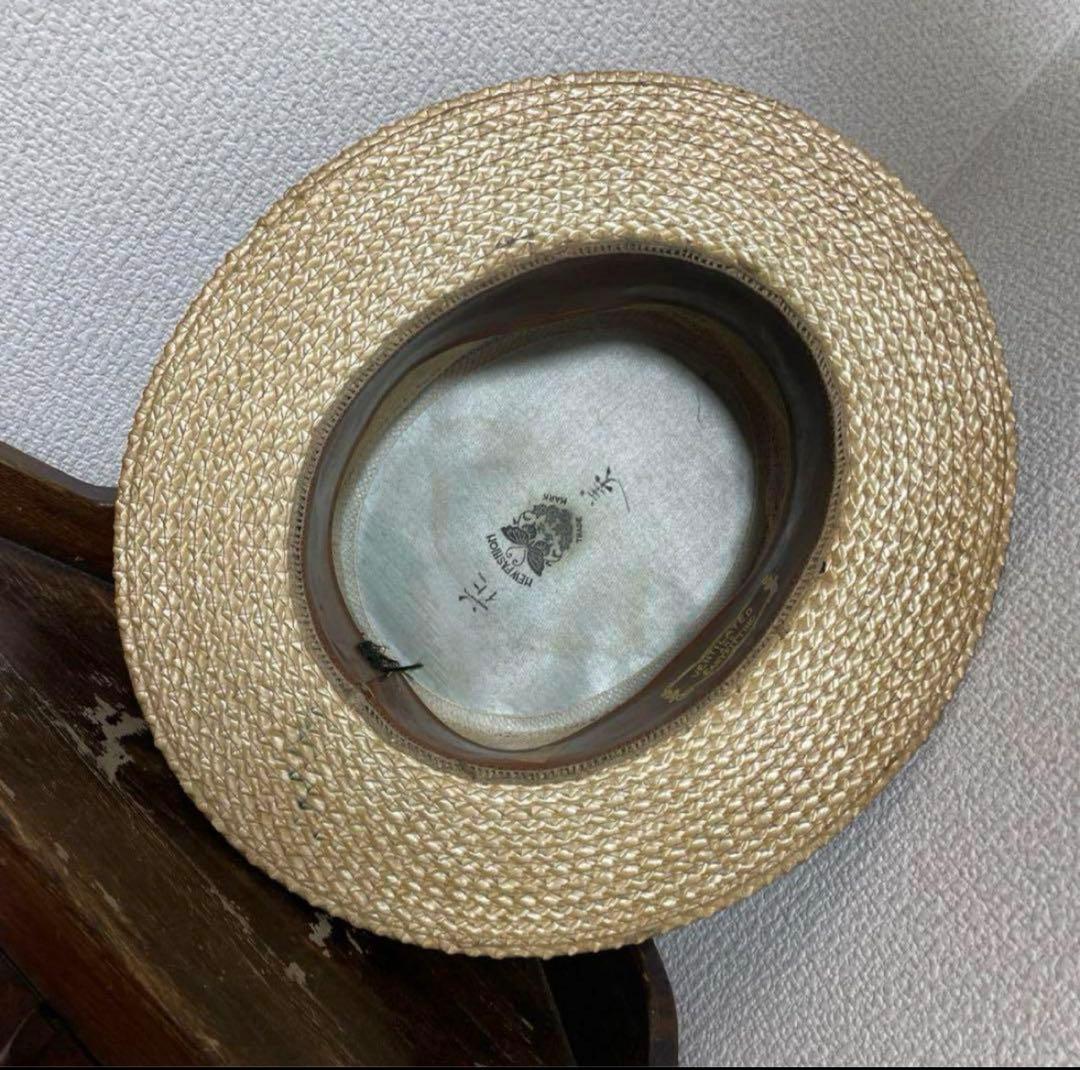 戦前　カンカン帽　麦わら帽子