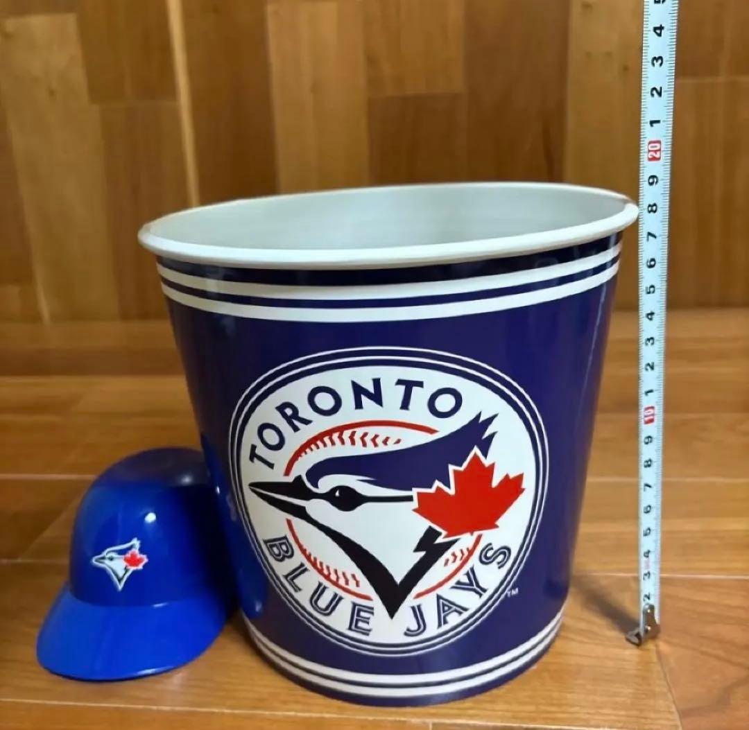 トロント・ブルージェイズ バケツとミニヘルメットセット