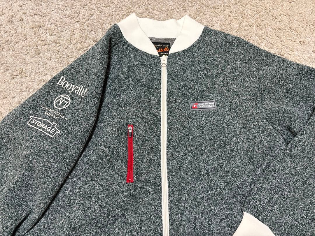 rough and swell・ラフ&スウェル⚫︎防寒ジップジャケットSグレー系