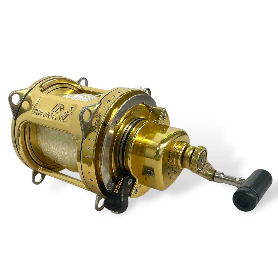 【入手困難】DUEL/2speed 80lb-9/0 GOLD 大型リール　船用
