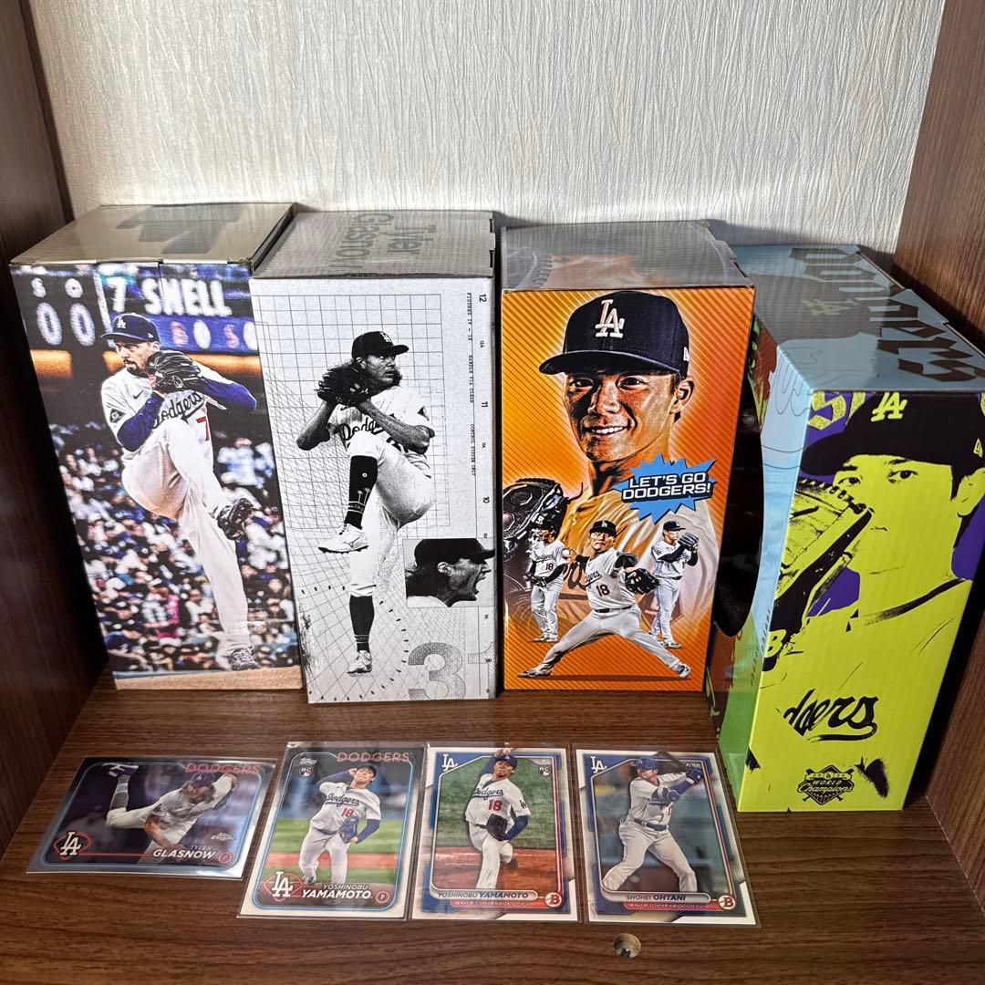 ドジャース先発BIG4ボブルヘッドセット