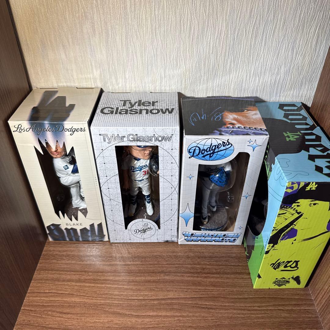 ドジャース先発BIG4ボブルヘッドセット