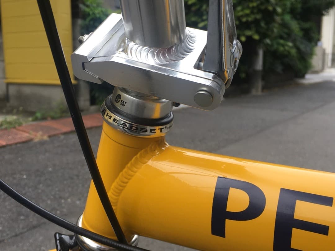 ○[ほぼ超美品] プジョ－ Pacific 18 折り畳み自転車 2002年 黄