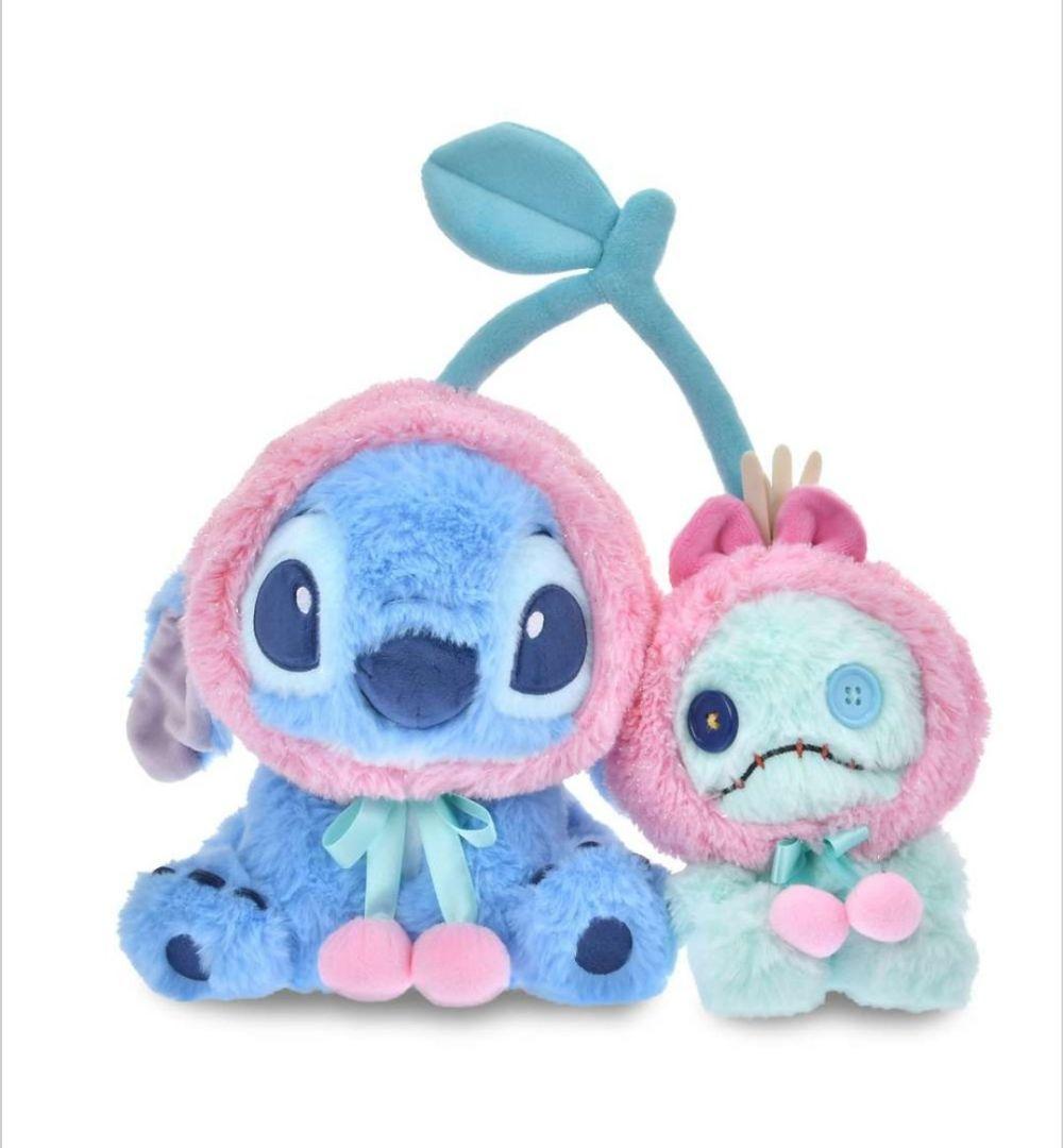 スティッチ＆スクランプ ぬいぐるみ GLOSSY FRUITS　ディズニーストア