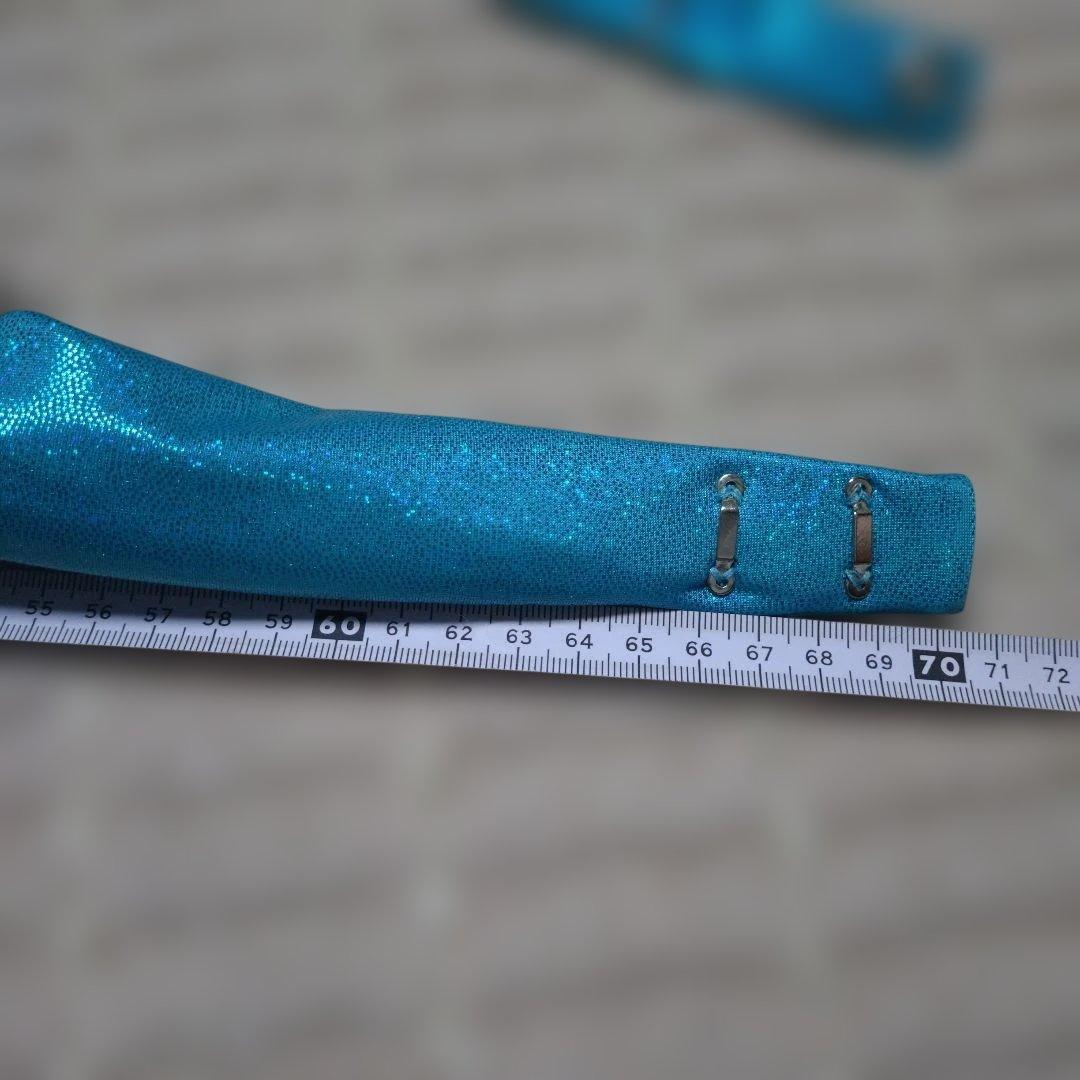 サハルオカーシャ ベリーダンス衣装 ブルー バラディドレス サイーディドレス